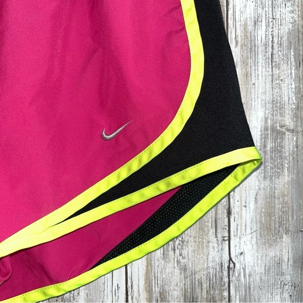 Nike Pink, Green, & Black Tempo Shorts - Picture 2 of 5